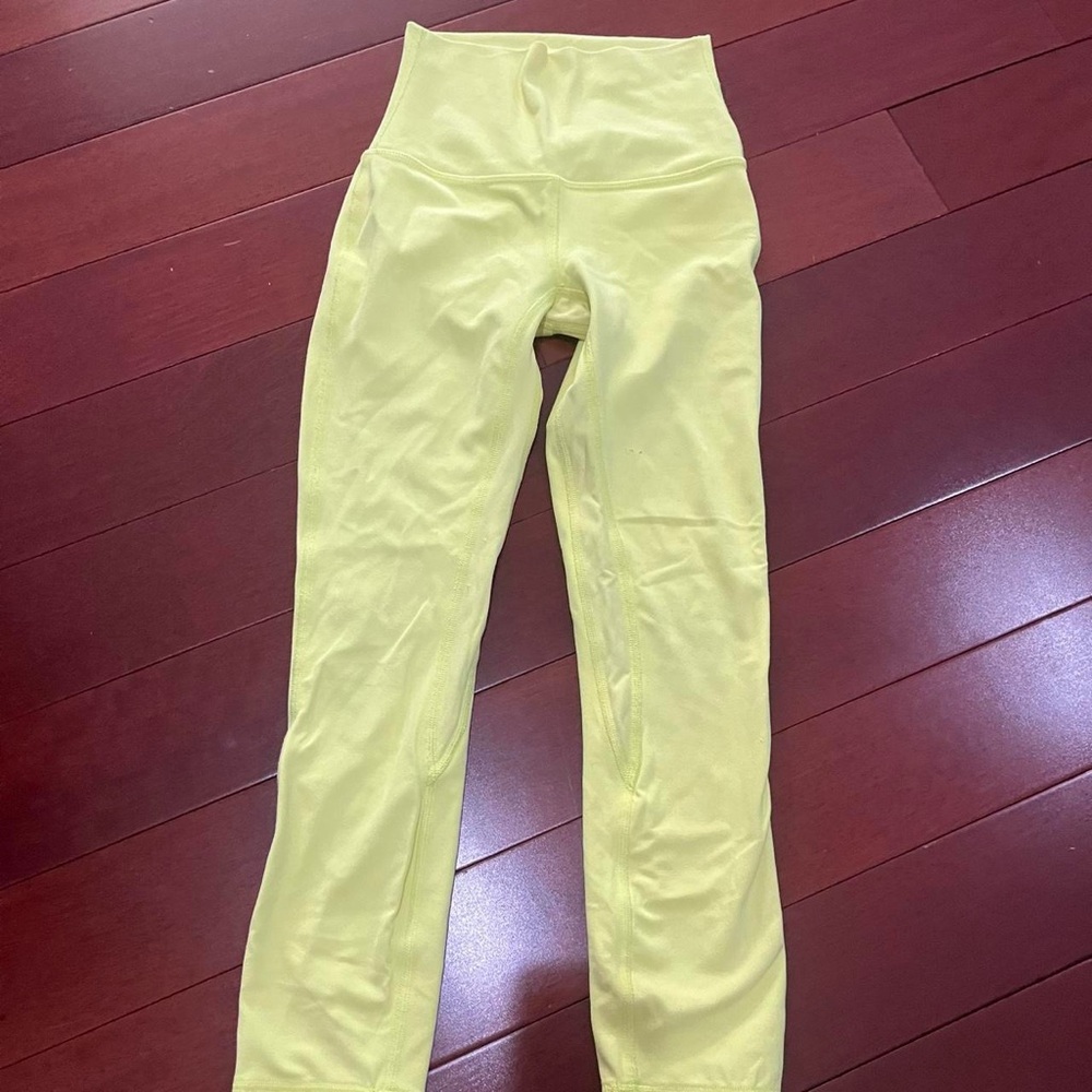 Lululemon Highlighter Yellow Align Leggings